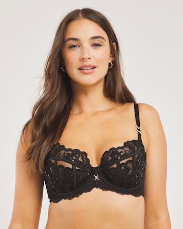 Ann Summers Icon DD+ Non Pad Plunge Wired Bra