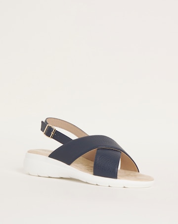 Cushion Walk Crossover Sandals EEE Fit
