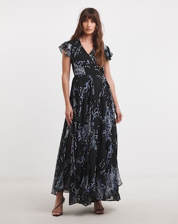 Religion Destiny Angel Sleeve Maxi Dress
