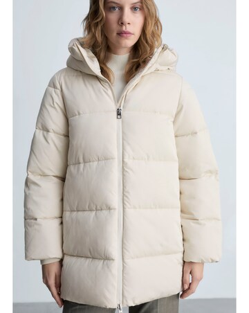 Mango Quilted Anorak Puffer with Hood