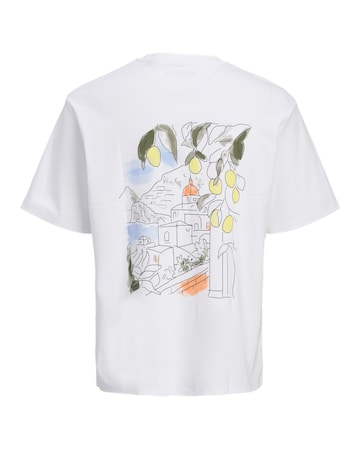 Jack & Jones Premium Amalfi Back Graphic T-Shirt - White