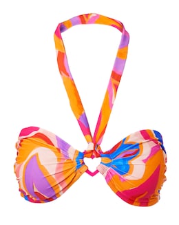 Floral Mix And Match Bandeau Non Wired Bikini Top