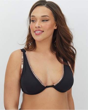 Figleaves Curve Maui Underwired Plunge Bikini Top