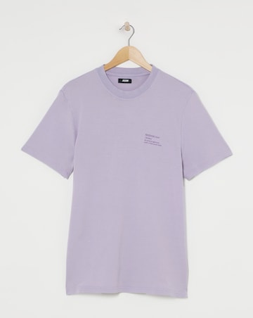 Acid Wash Printed Graphic T-Shirt