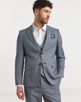 Lewis Blue Puppytooth Suit Jacket