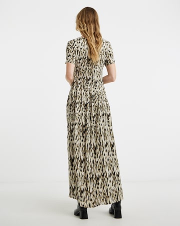 Asymmetric Seam Jersey Maxi Dress