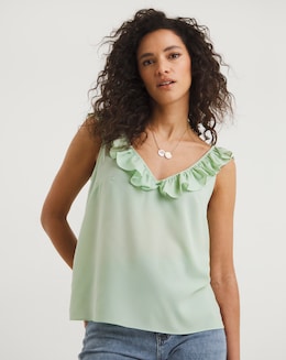 French Connection Recycled Crepe Sleeveless Cami