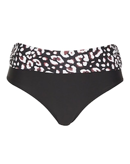 Animal Mix and Match Fold Top Bikini Bottoms
