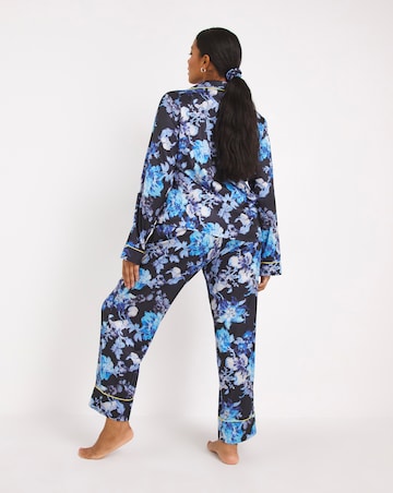 Hope & Ivy Albie Button Through Pyjama In A Bag Set Including Scrunchie