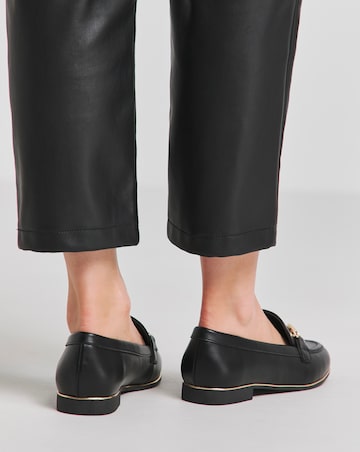 Vanessa Trim Loafer With Rand Detailing - Wide Fit (E)