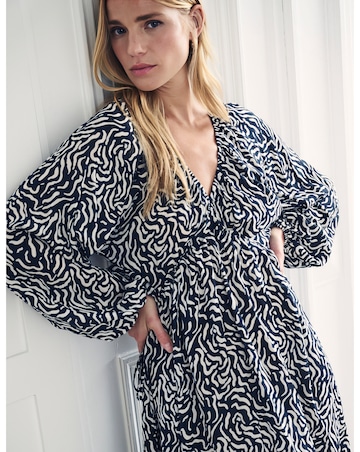 Nobody's Child Black Printed Iris Midaxi Dress