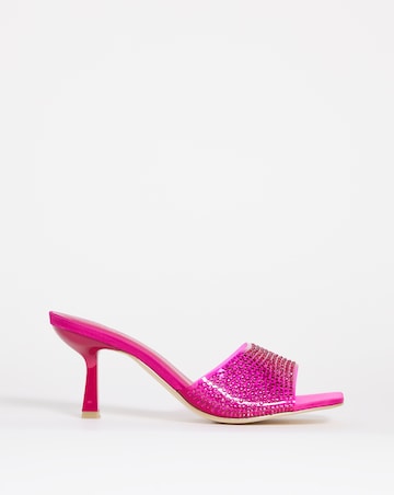 Joanna Hope Diamante Mule Sandal - Wide Fit (E)