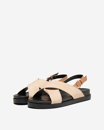 Only Minnie Sling Back Sandals with Adjustable Buckle Standard Fit