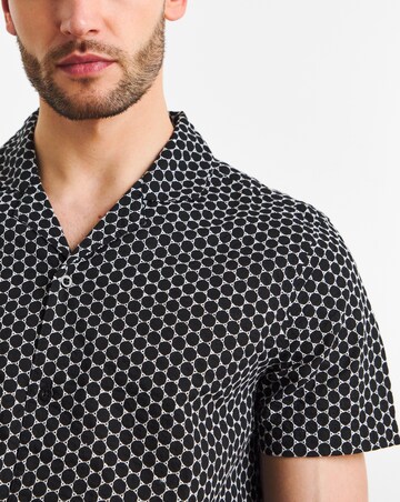 Broderie Cuban Collar Shirt