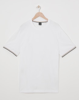BOSS Short Sleeve White Tipped Cuff T-shirt