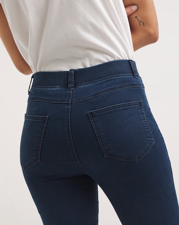 Amber Dark Indigo Pull On Skinny Jeggings