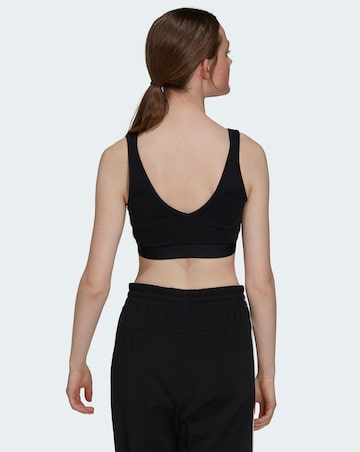 adidas 3 Stripe Crop Top
