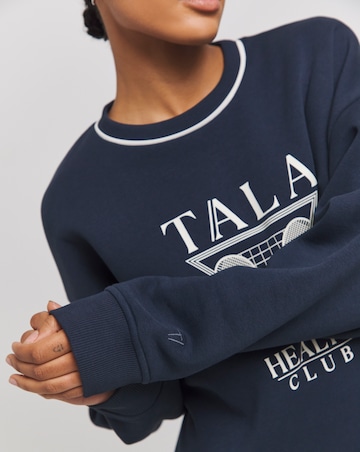 TALA Health Club Loose Hem Sweatshirt