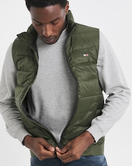 Tommy Jeans Light Down Gilet - Green