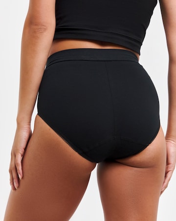 Sloggi 2Pack Double Comfort Cotton Maxi Knickers Black