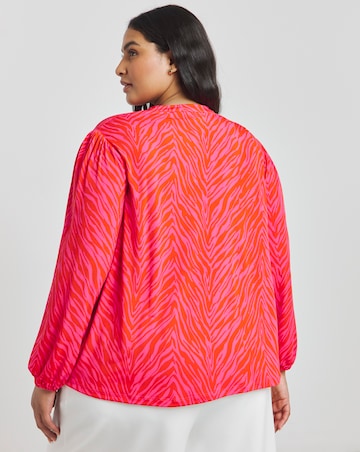 Animal Print Luxe Jersey Top