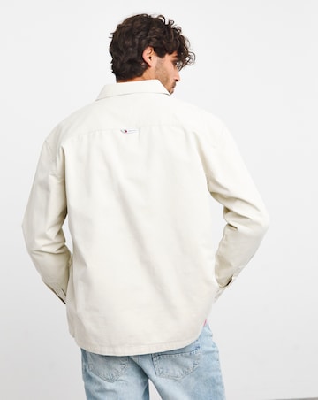 Tommy Jeans Essential Over Shirt Beige