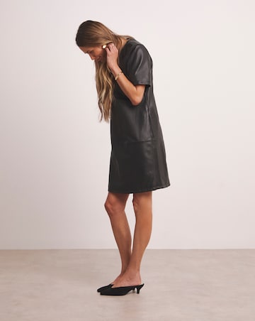 Anthology Leather Shift Dress