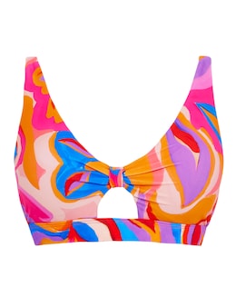 Floral Mix And Match Non Wired Bikini Top
