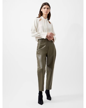 French Connection Carmen Crepe Tie Blouse