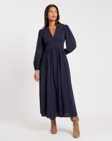 Nobodys Child Navy Starlight Midi Dress