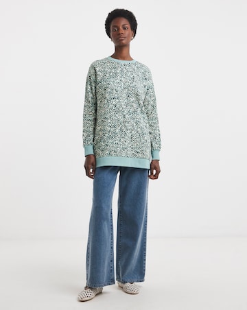 Side Zip Longline Sweat