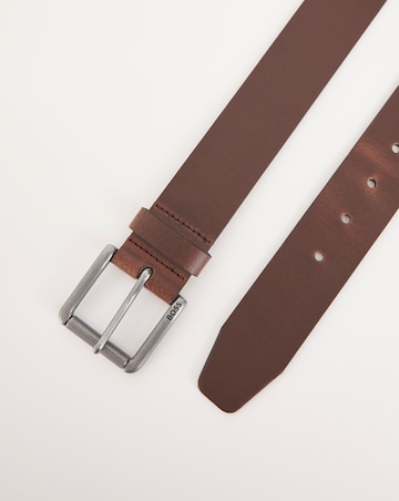 BOSS Dark Brown Leather Belt