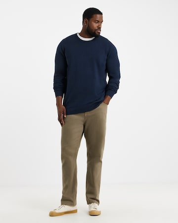Cotton Crew Neck Knitted Jumper