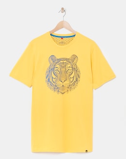 Joe Browns Tiger Print T-Shirt Long Length