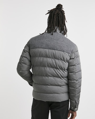 BOSS Grey Padded Jacket