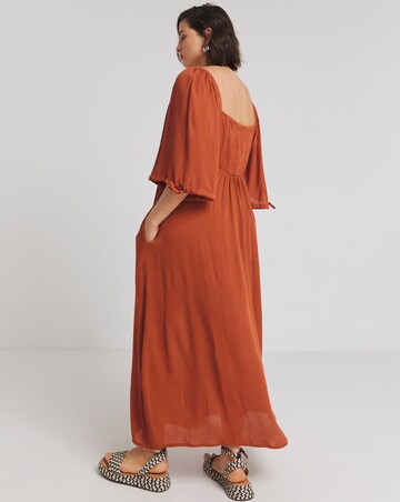 Simply Be Crinkle Soft Volume Midi Dress