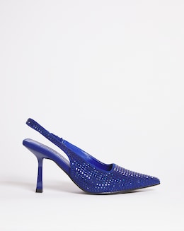 Lille Embellished Heeled Shoes Ex Wide Fit