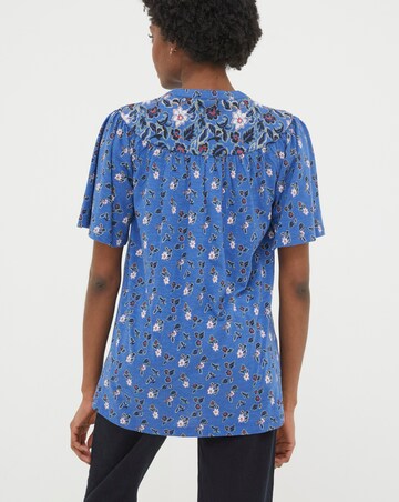 FatFace Polly Layered Floral Top