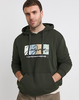Jack &amp; Jones Portland Block Branding Hoody