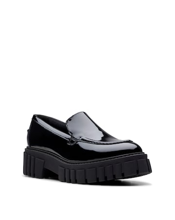 Clarks Page Patent Leather Loafer Standard Fit