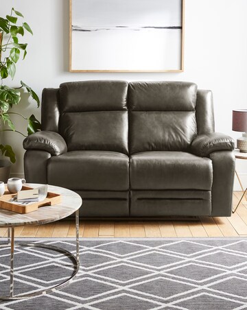 Croft Leather Recliner 2 Seater Sofa