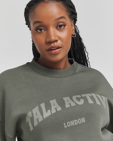 TALA Active Loose Hem Oversized Sweatshirt