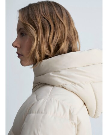 Mango Quilted Anorak Puffer with Hood