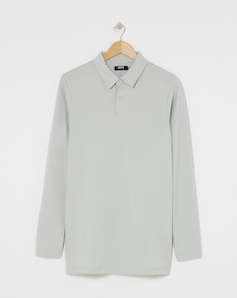 Long Sleeve Jersey Polo Long