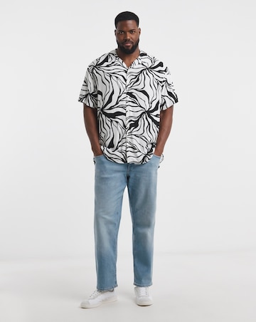 Jack & Jones Jeff Resort Printed Shirt - White