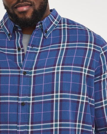 Long Sleeve Button Down Check Shirt