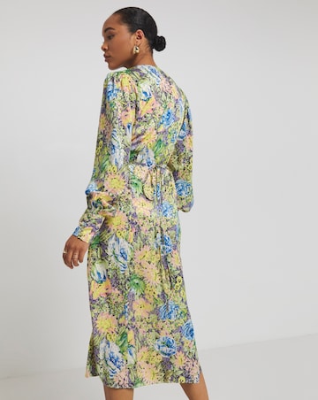 Hope & Ivy Katie Floral Midi Dress