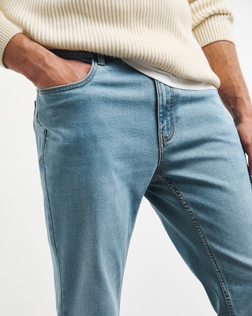 Bootcut Fit Stretch Jeans Lgt Stonewash