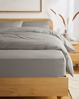 Easy Care Plain Dye Extra Deep Fitted Sheet