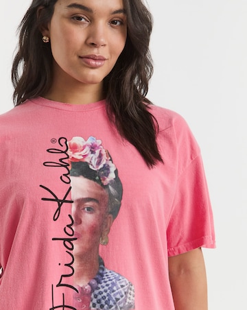 Simply Be Pink Frida Kahlo License T-Shirt